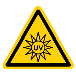 Pictogramme rayonnement ultraviolet